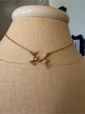 Delicate Gold Constellation Necklace with Star Accent